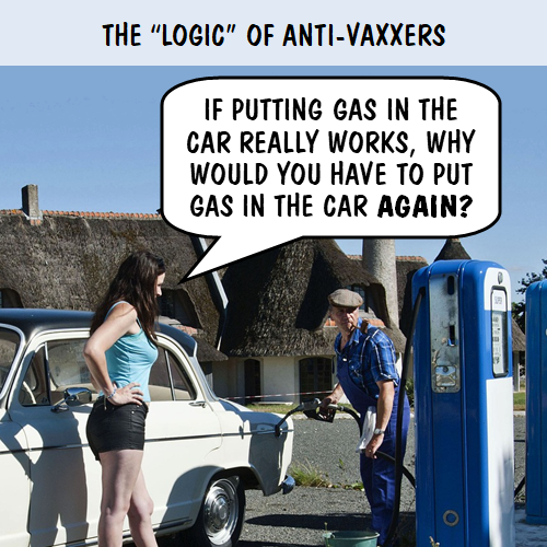 Anti-Vaxxer Gasoline Analogy